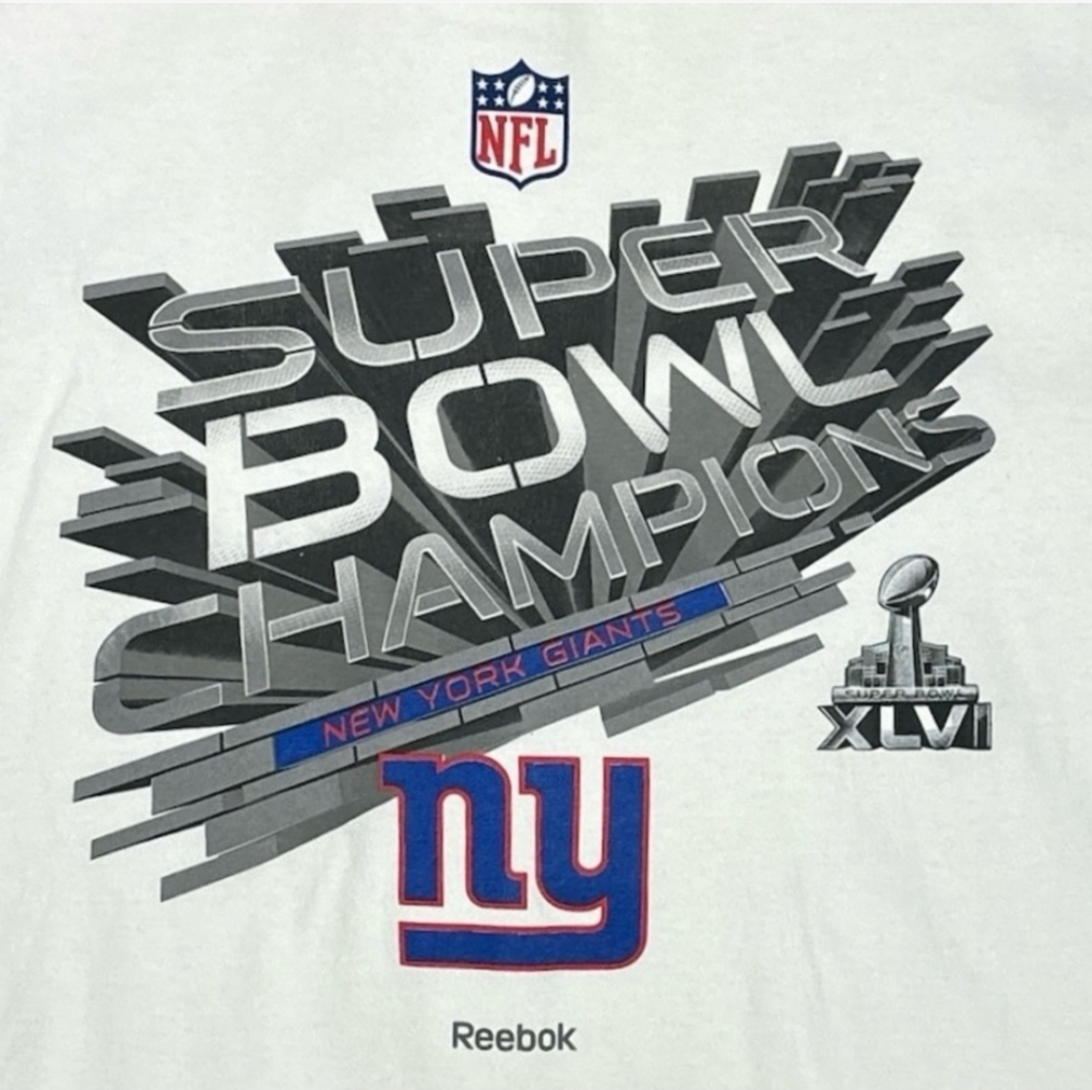 NFL New York Giants Super Bowl XLVI Champions Locker Room Tee T-shirt